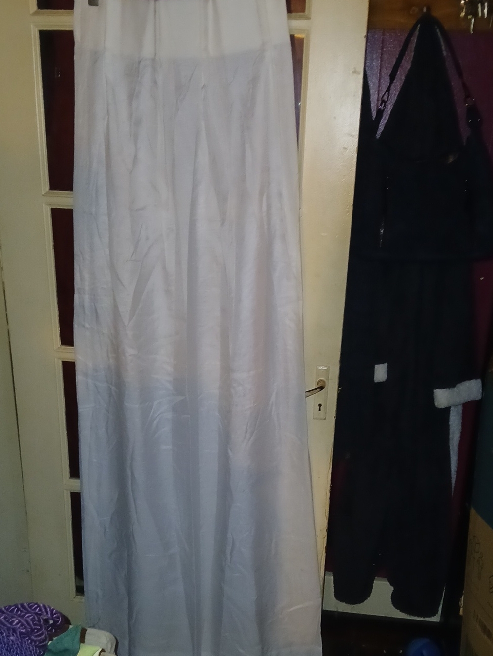 Source Unknown White Sheer Curtain Panel